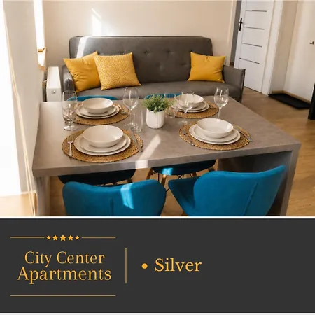 Apartment Center Silver - Bezplatny Parking *